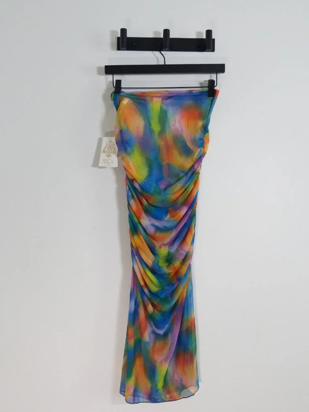 BECCA by Rebecca Virtue Paper Mache Alessandra Convertible Swim Cover Up Size S - Picture 6 of 8